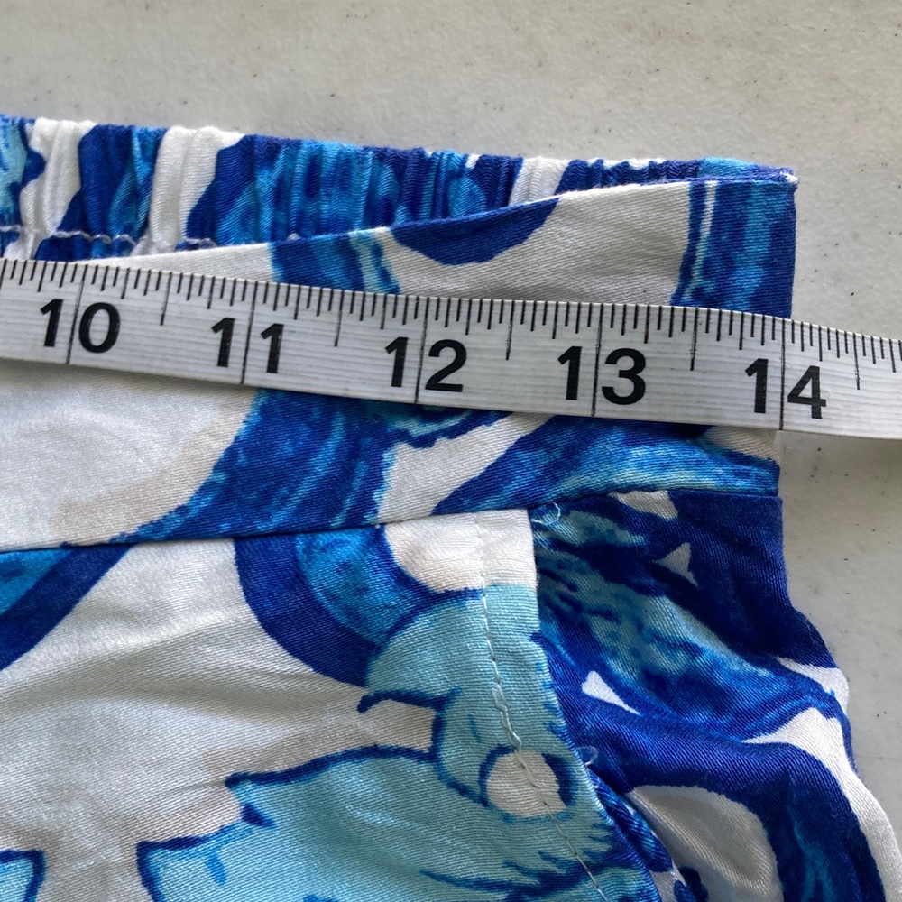 Haute Hippie Blue & White Palazzo Pants - Picture 6 of 8
